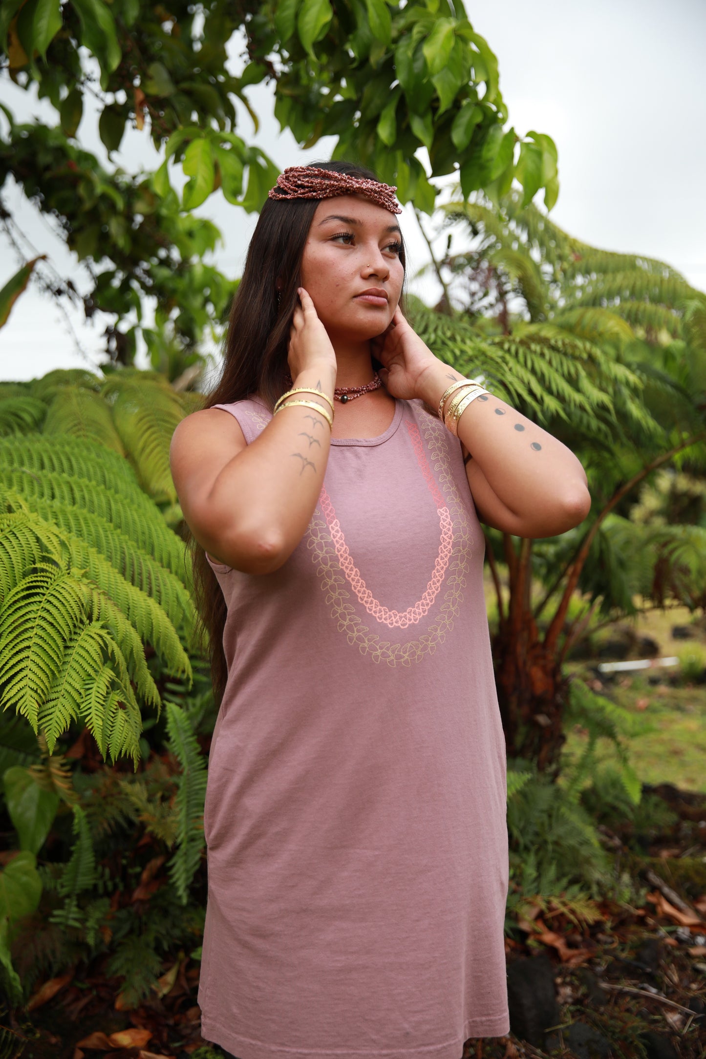 Kahelelani & Momi Shell tank dress